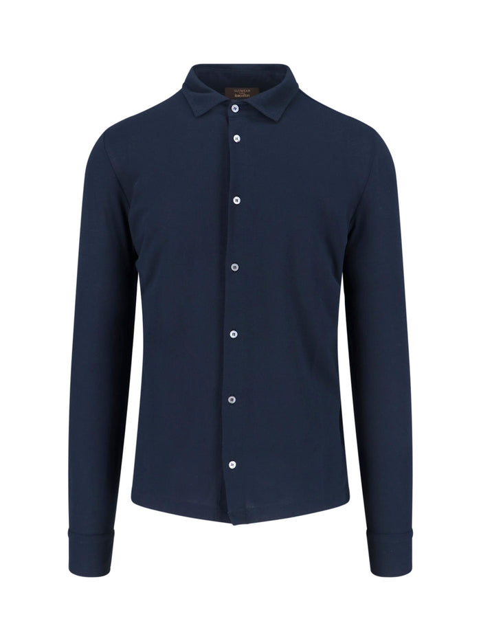 Zanone Shirts Blue Cotton