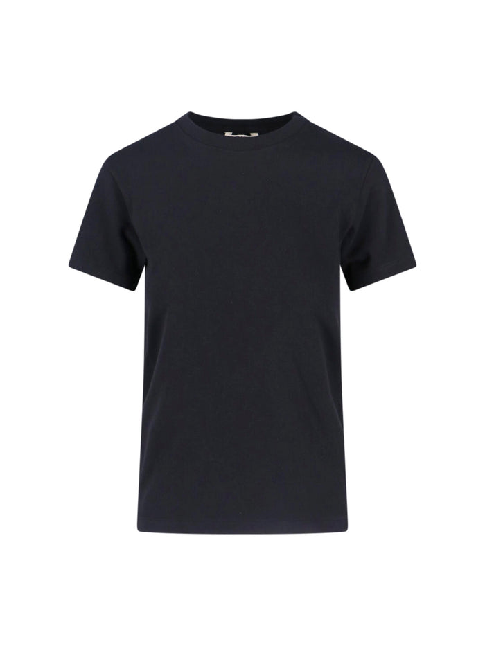 AURALEE T-shirts and Polos Black Cotton