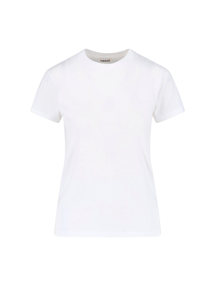 AURALEE T-shirts and Polos White Cotton