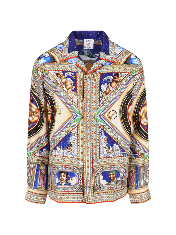 Casablanca 100% silk shirt in multicolor