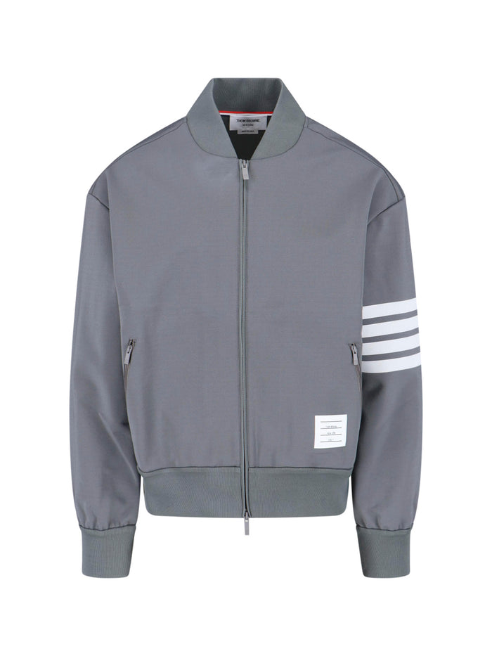 Thom Browne Jackets Grey Viscosa