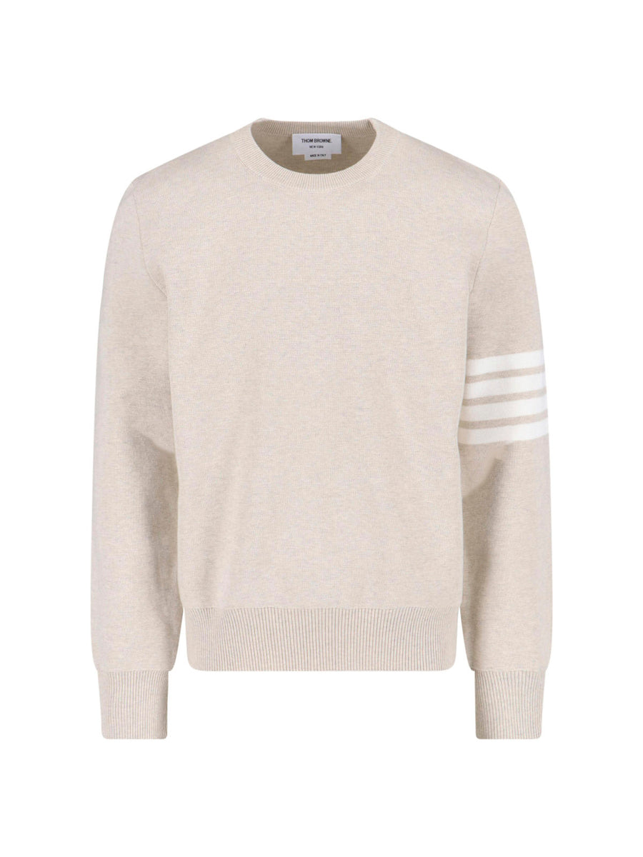 Thom Browne 100% Cotton sweater in beige