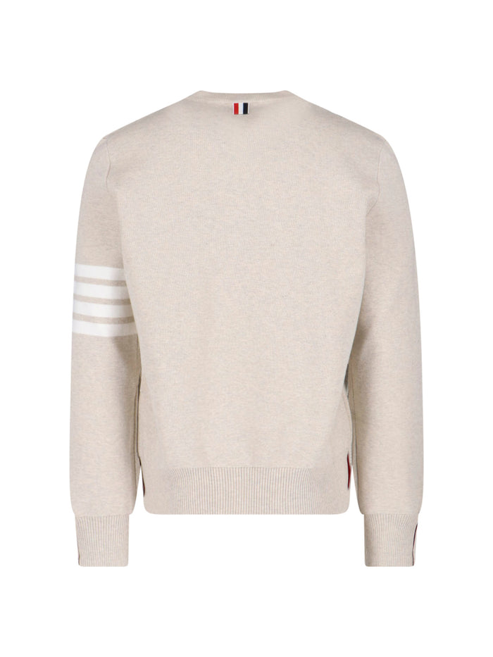 Thom Browne Sweaters Beige Cotton