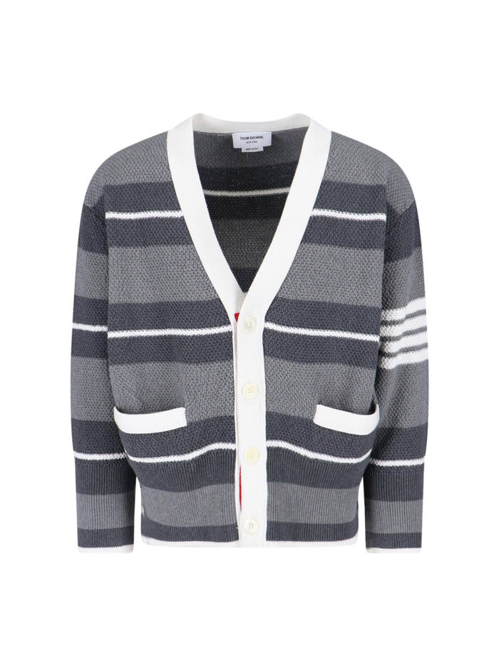 Thom Browne Sweaters Grey Cotton