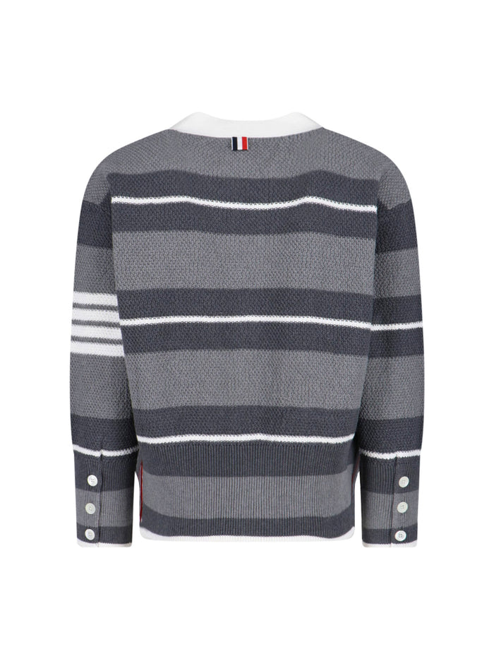 Thom Browne Sweaters Grey Cotton