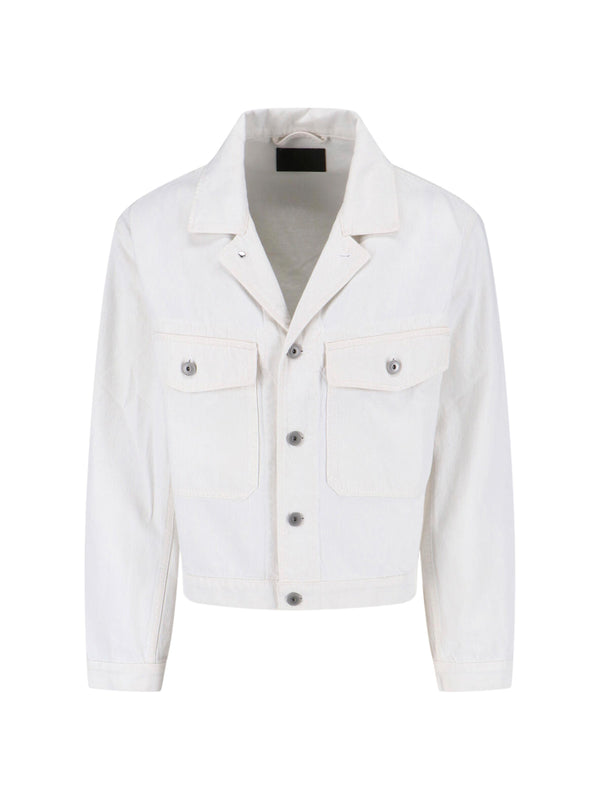 Lemaire 100% Cotton jacket in white