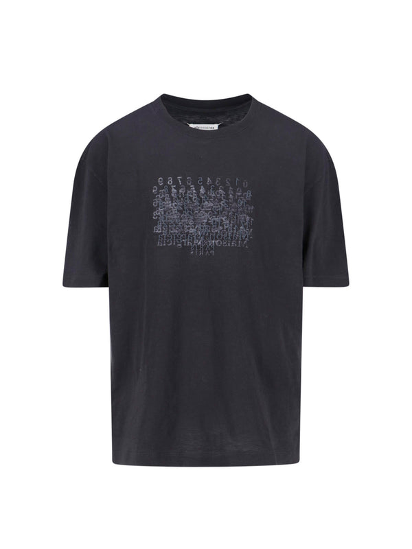 Maison Margiela 100% Cotton t-shirt in black