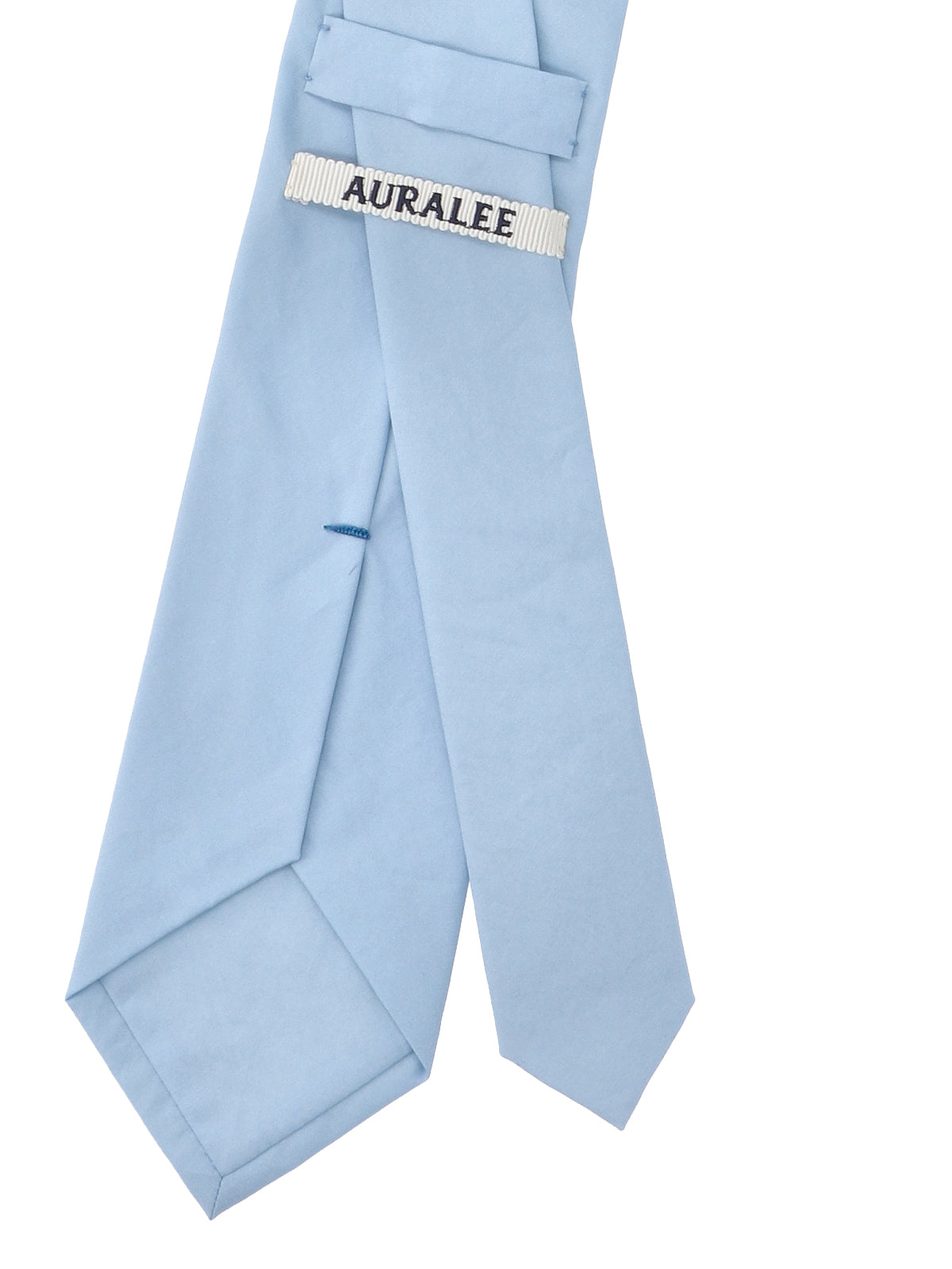 AURALEE Ties Blue Cotton