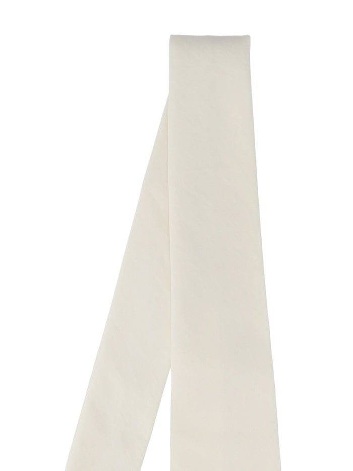 Auralee Ties White Cotton