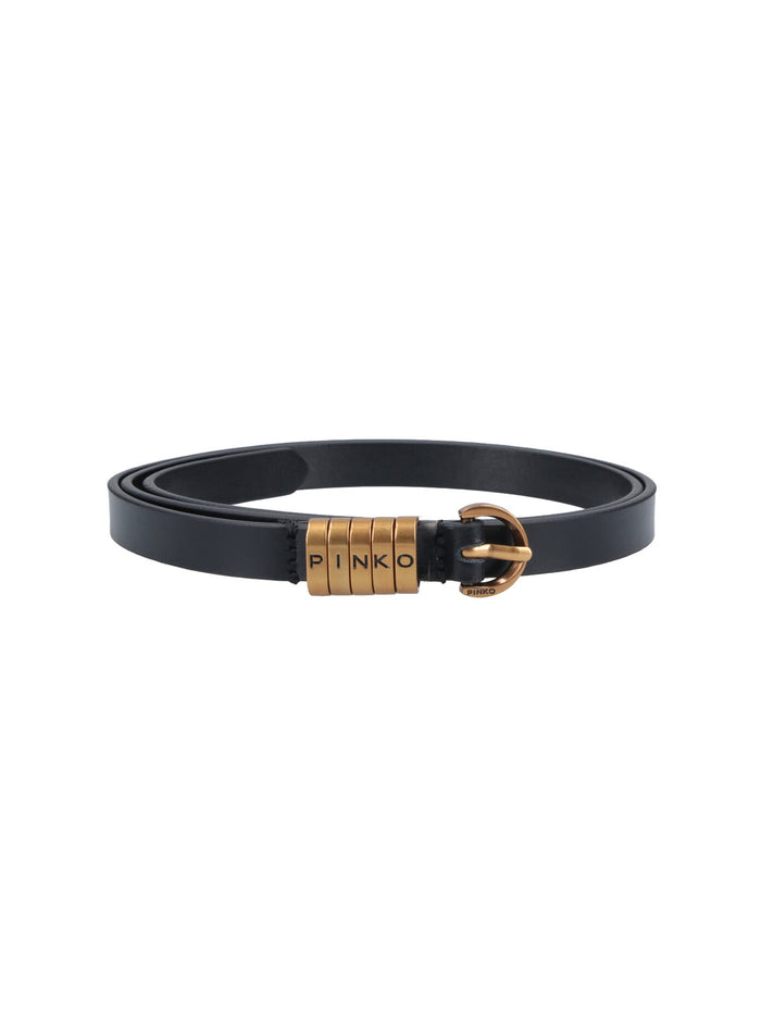 Pinko Belts Black Leather