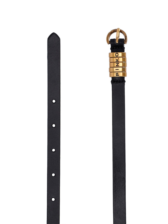 Pinko Belts Black Leather