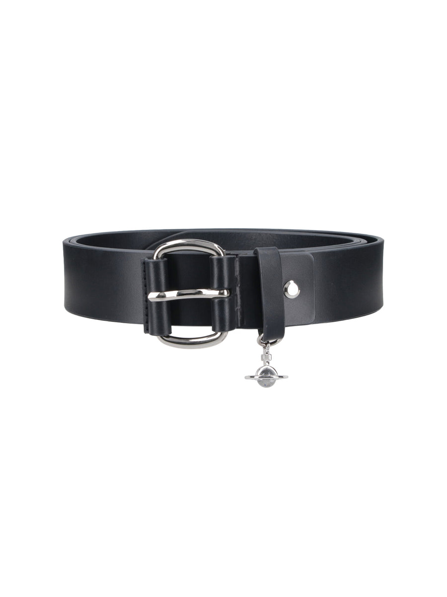 Vivienne Westwood 100% cow leather belt in black