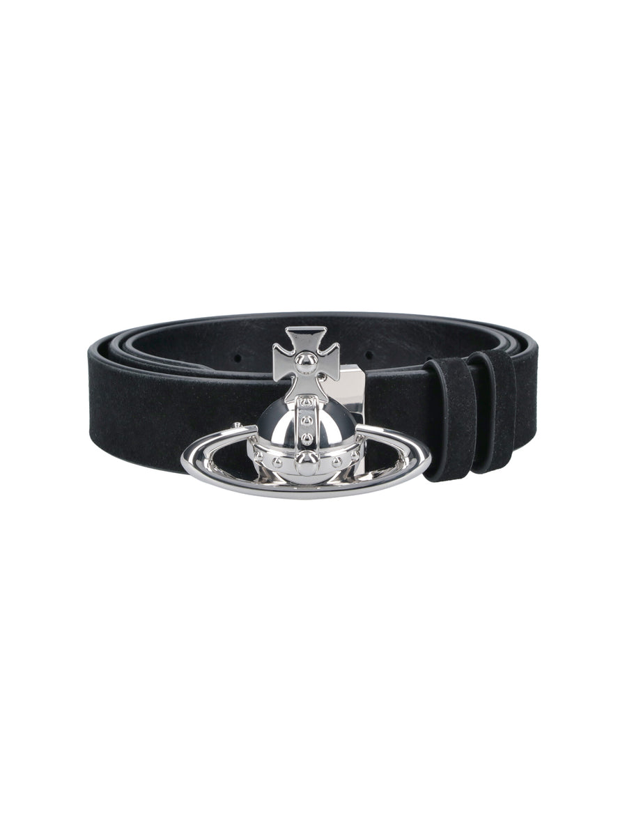 Vivienne Westwood 100% Calf Leather belt in black