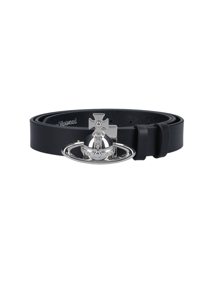 Vivienne Westwood Belts Black Cow Leather