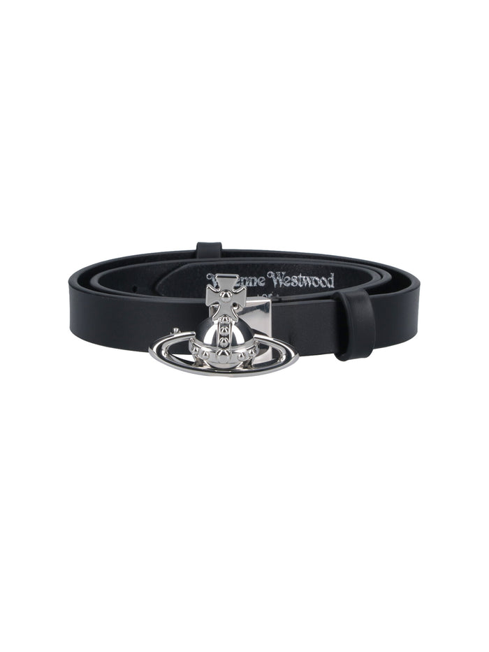 Vivienne Westwood Belts Black Cow Leather