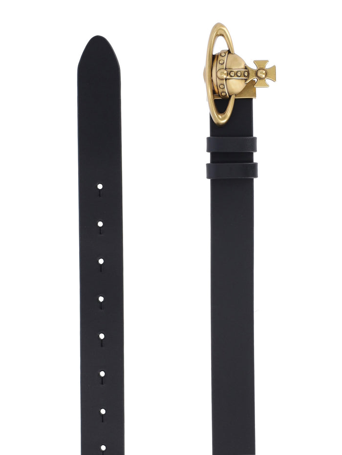 Vivienne Westwood Belts Black Cow Leather