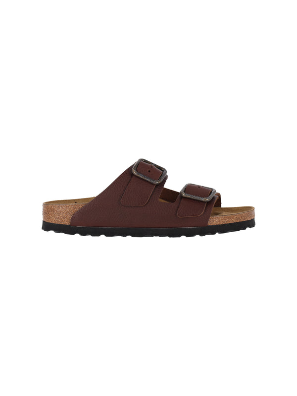 Birkenstock 100% leather sandal in brown