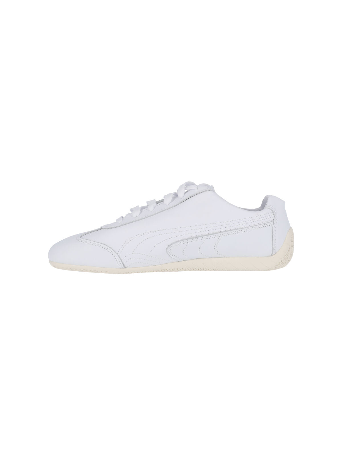 Puma Sneakers White Upper: Leather