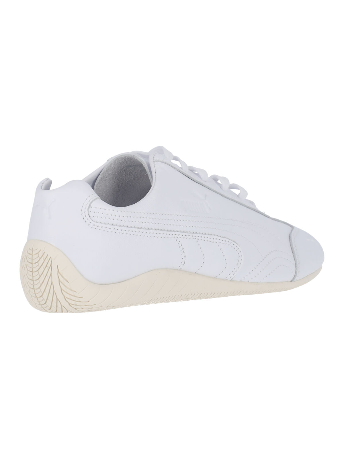 Puma Sneakers White Upper: Leather
