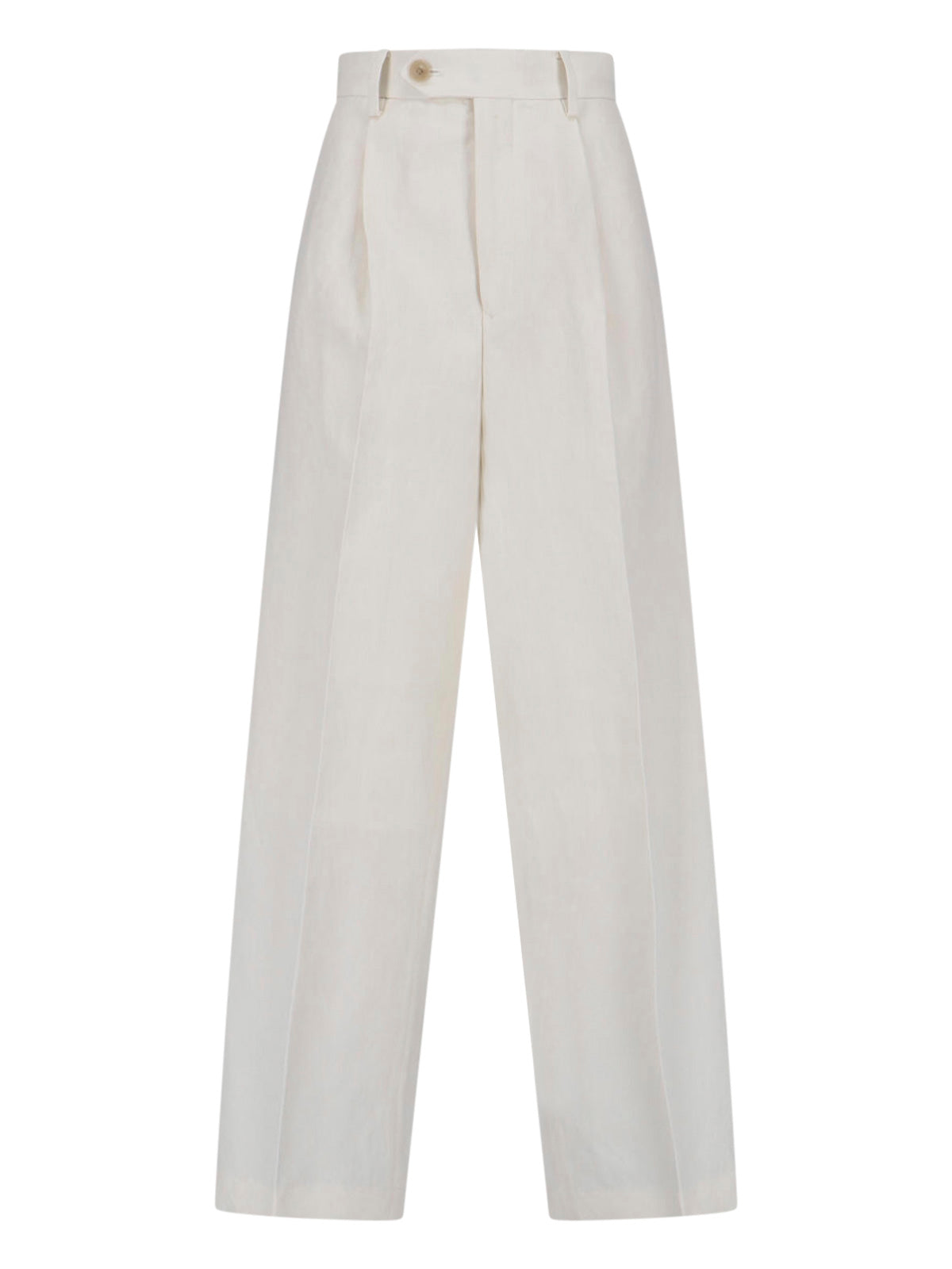 AURALEE Trousers White Wool