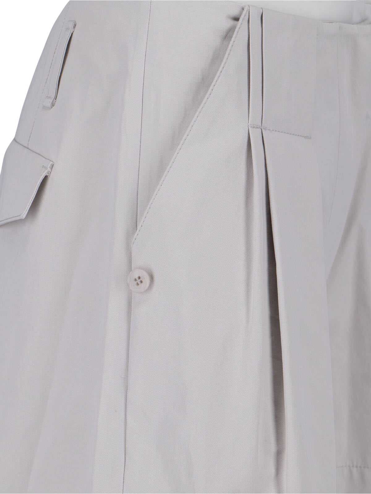 Low Classic Trousers Grey Cotton
