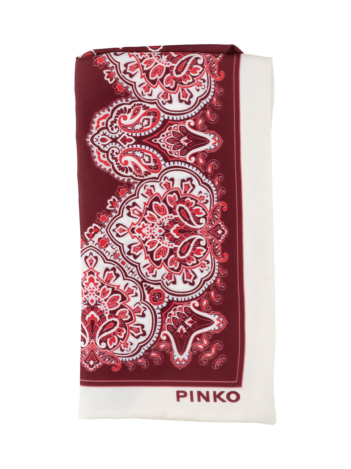 Pinko Scarfs Red Viscose