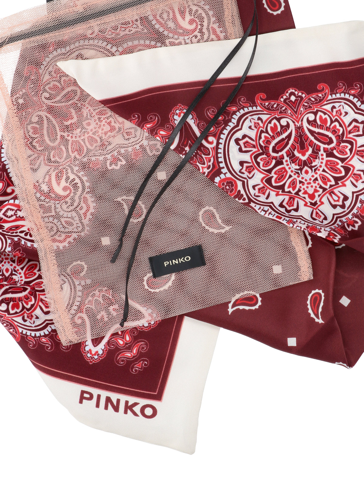 Pinko Scarfs Red Viscose