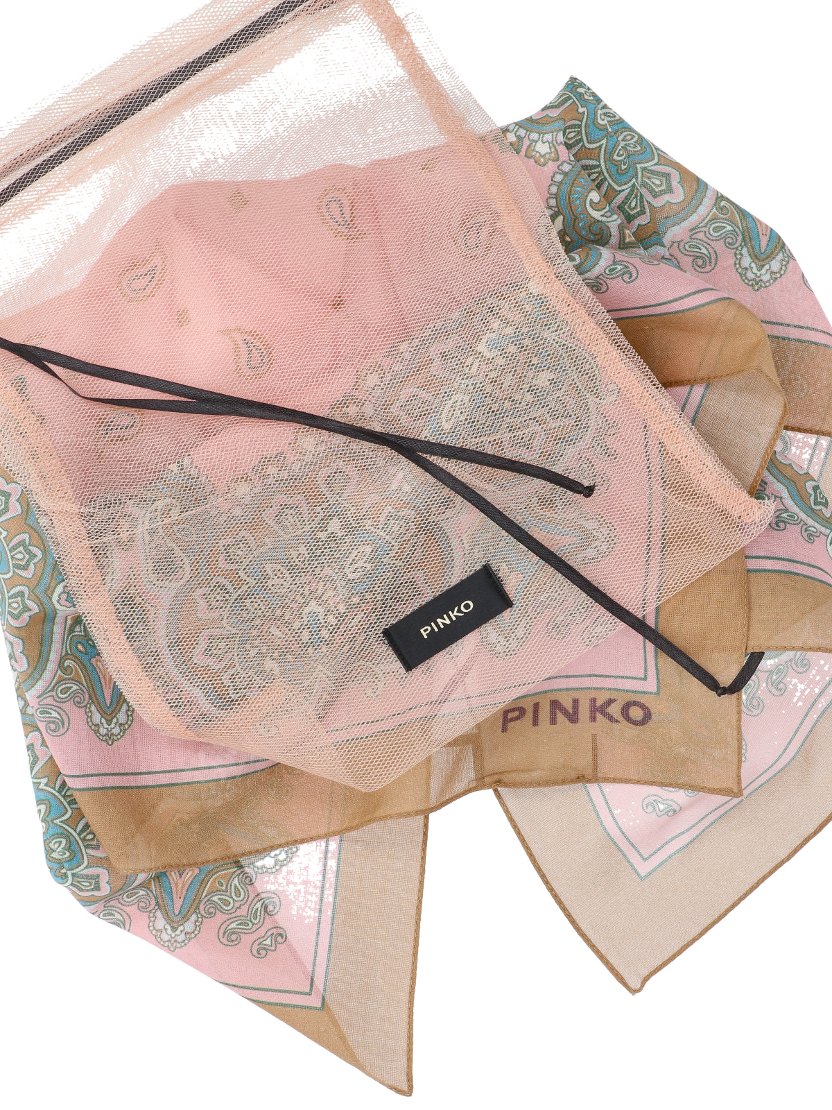Pinko Scarfs Pink Cotton