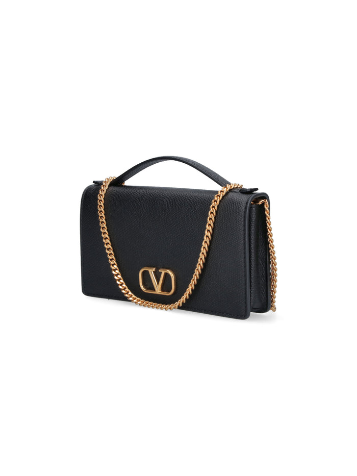 Valentino Garavani Wallets Black Leather