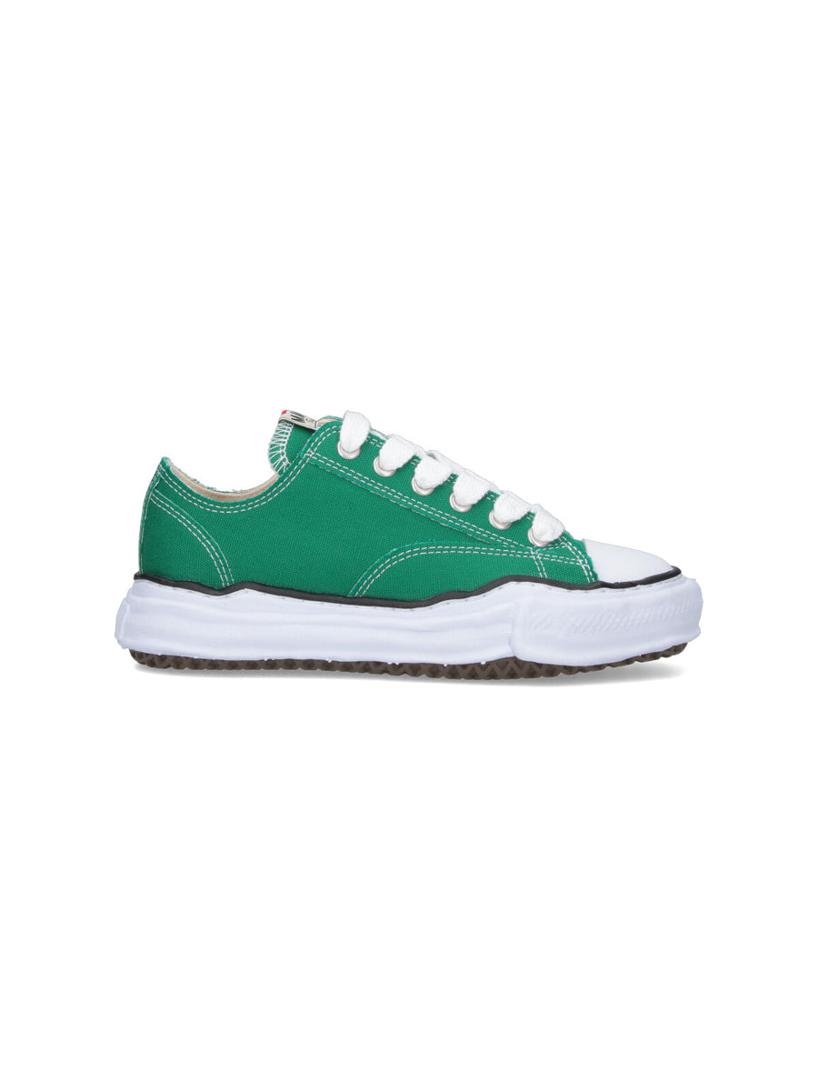 Maison Mihara Yasuhiro Upper: 100% Cotton sneaker in green