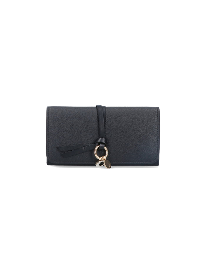 Chloè Wallets Black Calf Leather