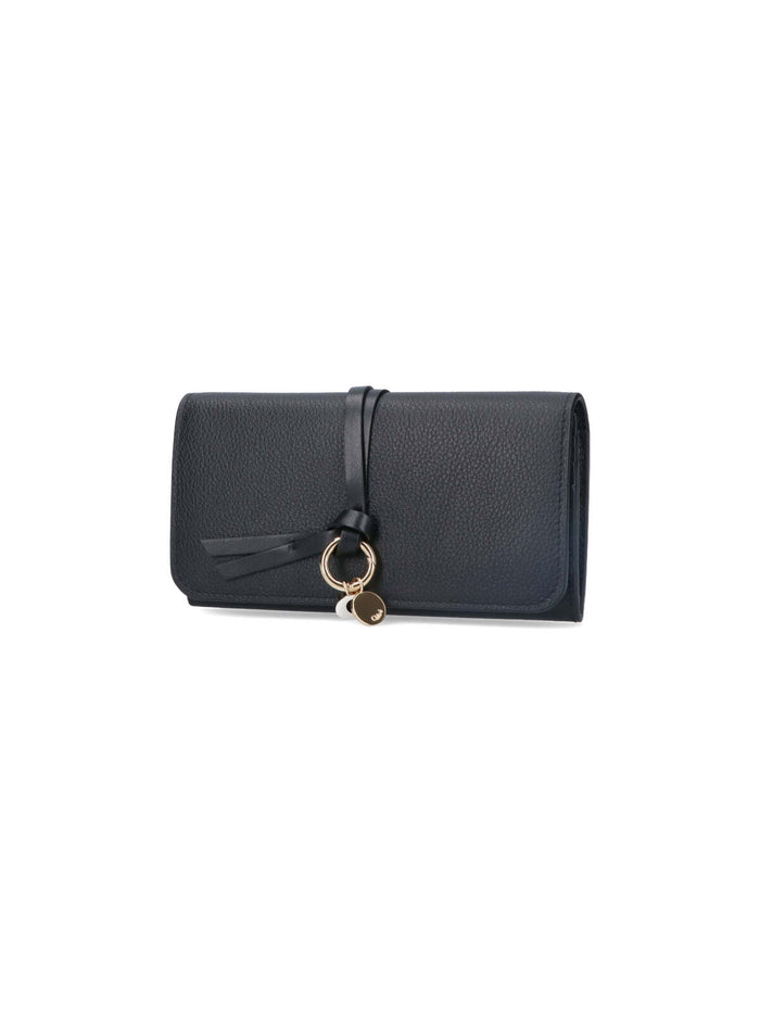 Chloè Wallets Black Calf Leather