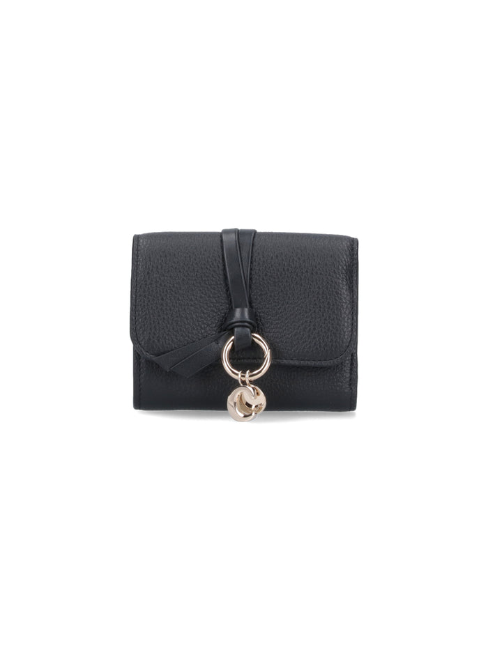 Chloè Wallets Black Calf Leather