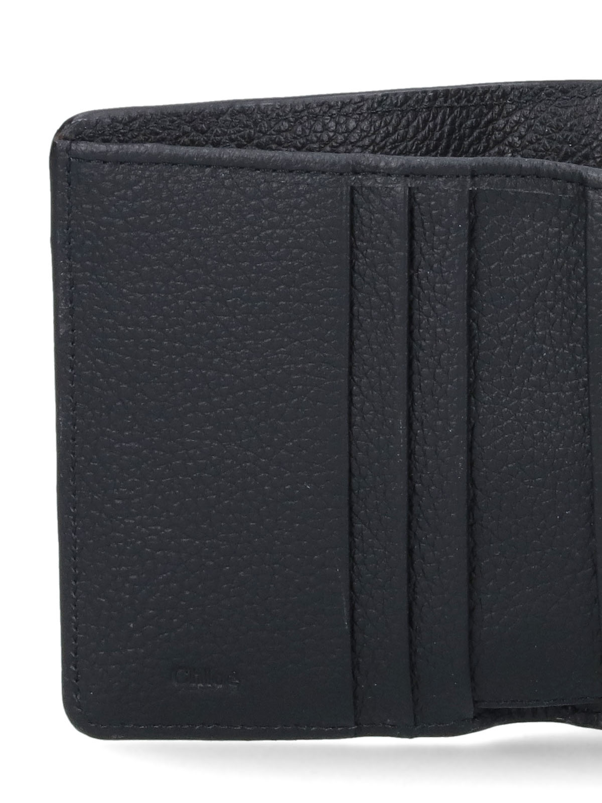 Chloè Wallets Black Calf Leather