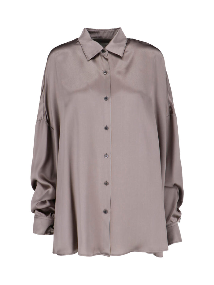 Dries Van Noten Shirts Beige Silk