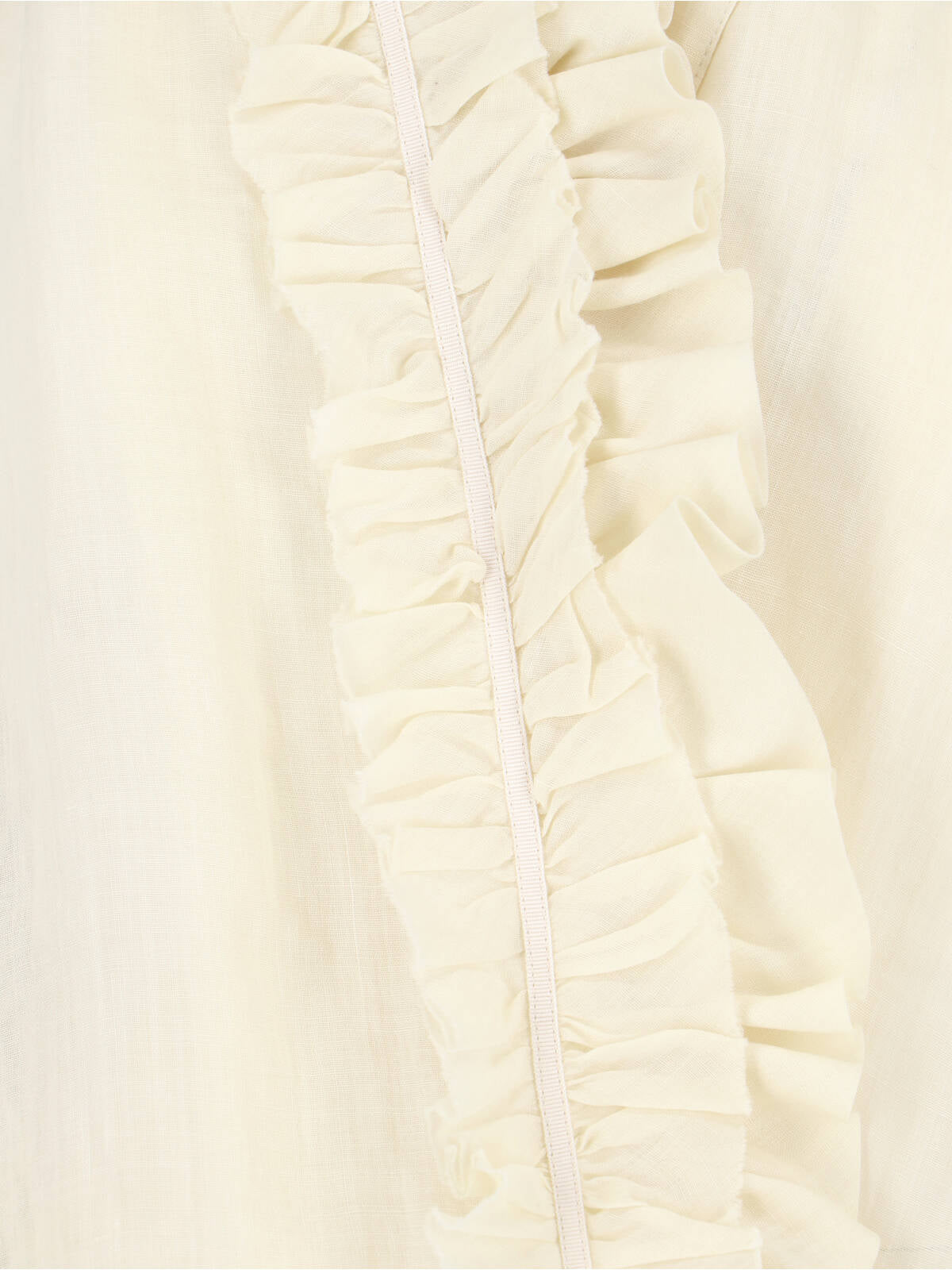 Dries Van Noten Shirts White Ramie