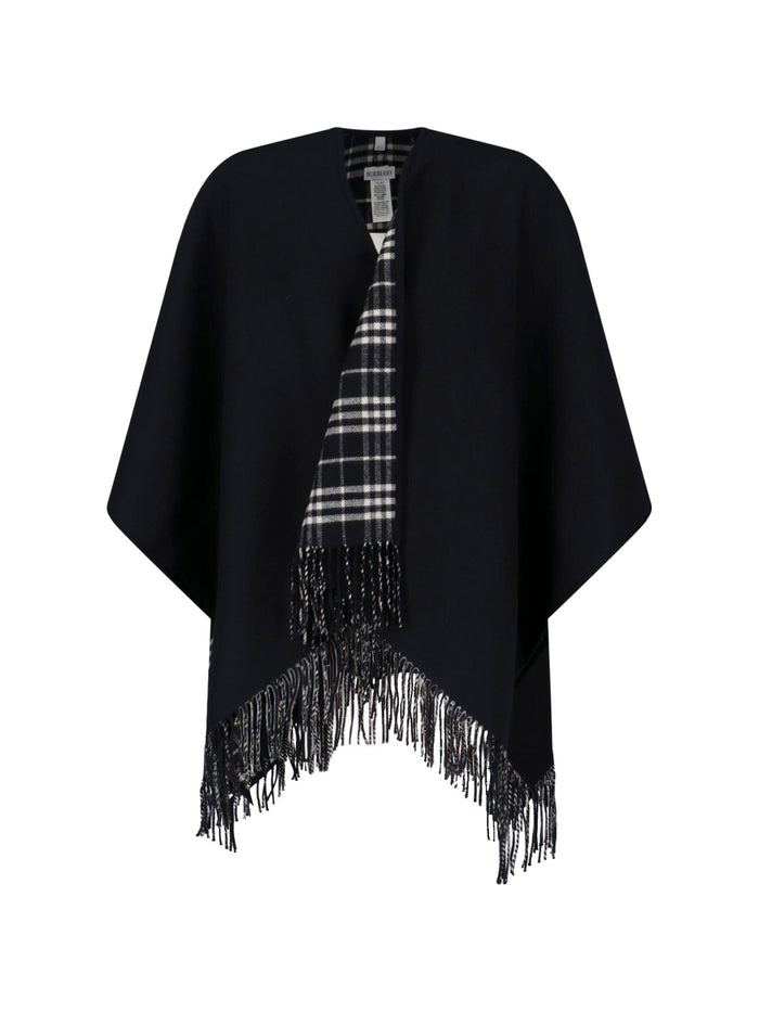 Burberry Scarfs Black Wool
