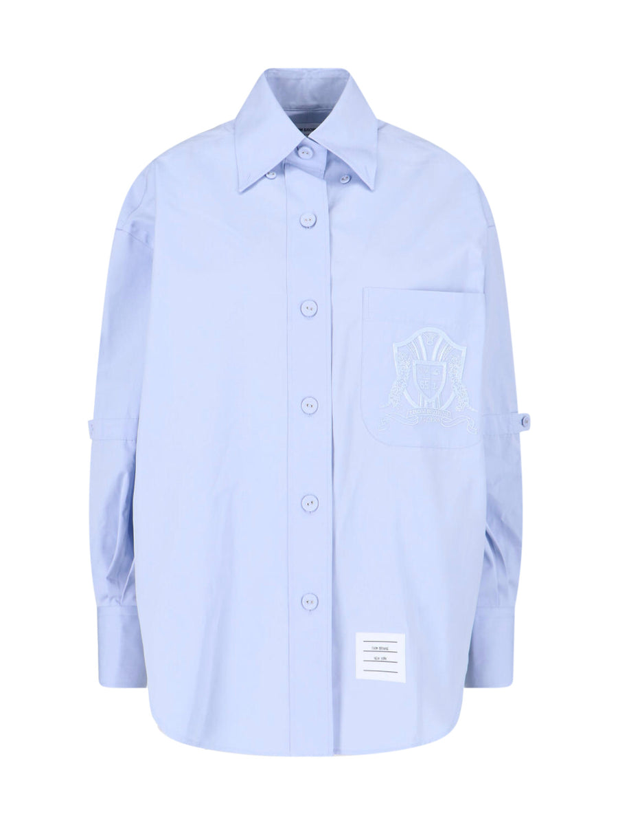 Thom Browne 100% Cotton shirt in blue