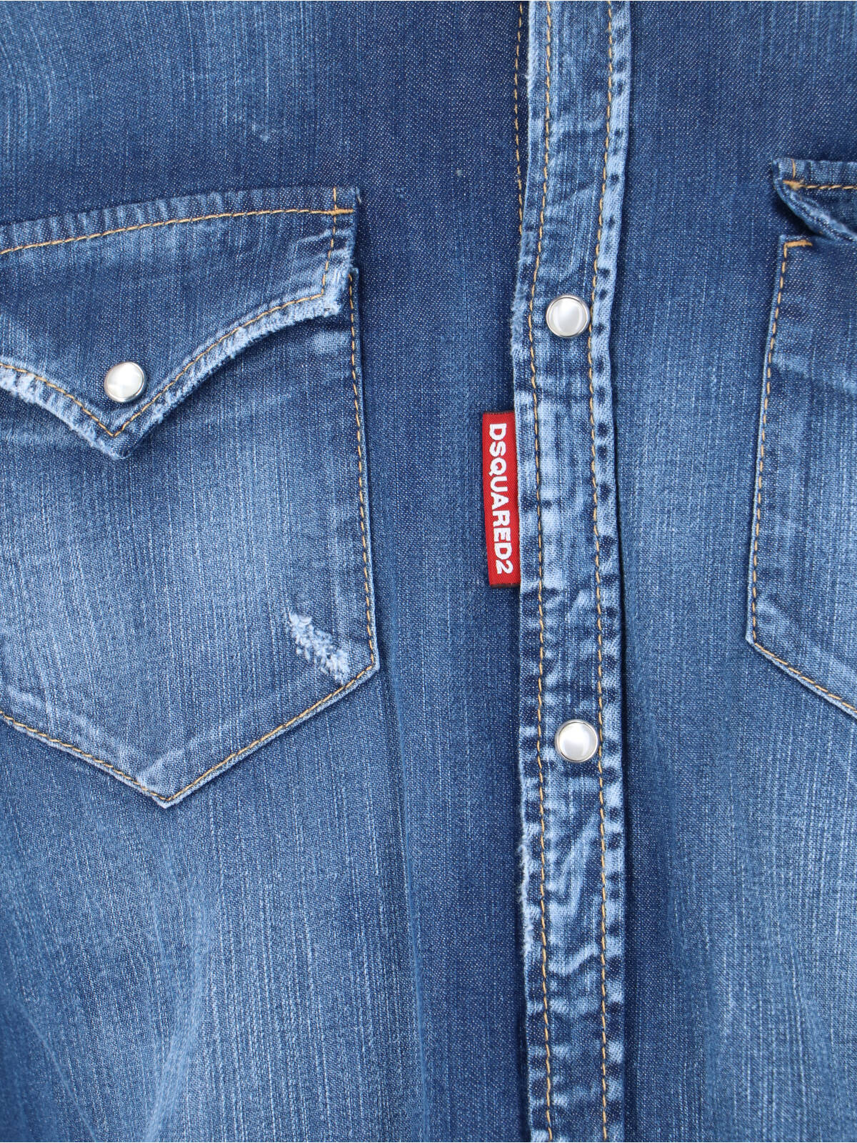 Dsquared2 Shirts Blue Cotton
