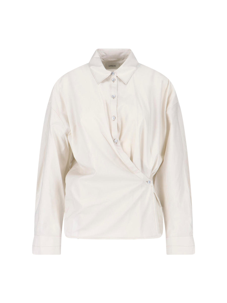 Lemaire 80% Cotton shirt in cream