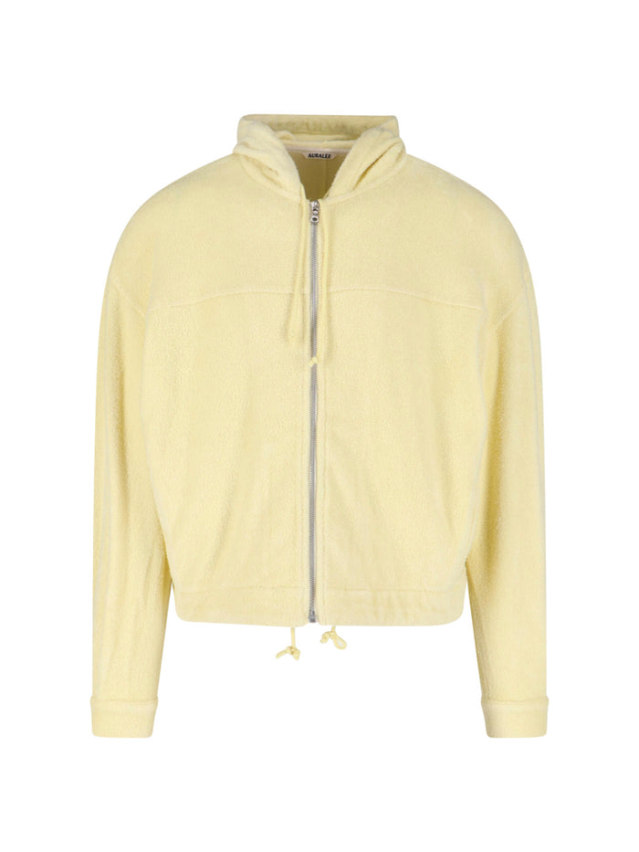 AURALEE Sweaters Yellow Cotton