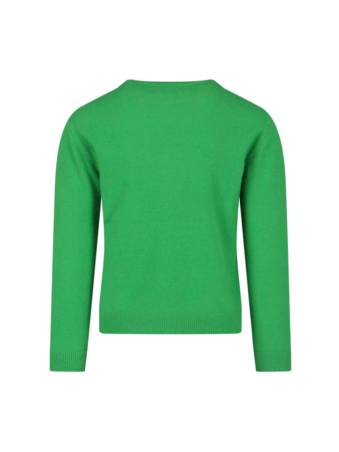 Auralee Sweaters Green Cashmere
