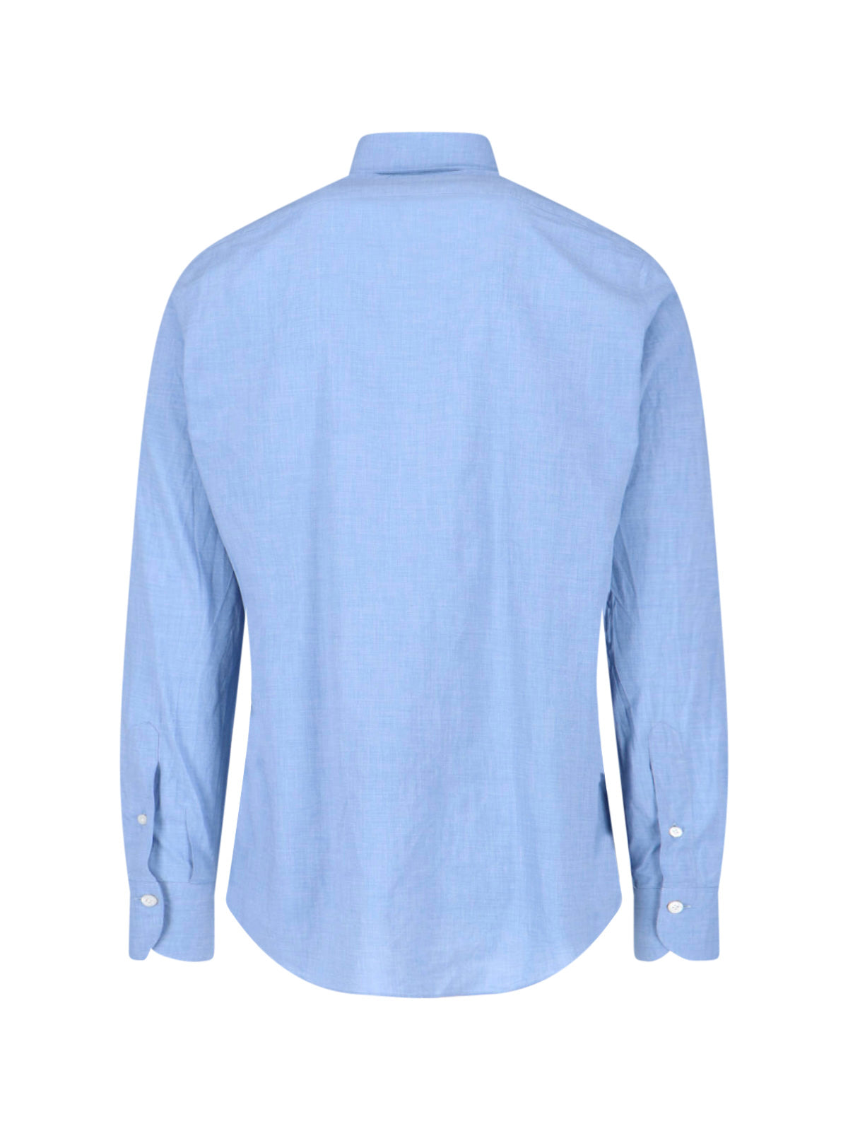 Finamore Shirts Blue Cotton
