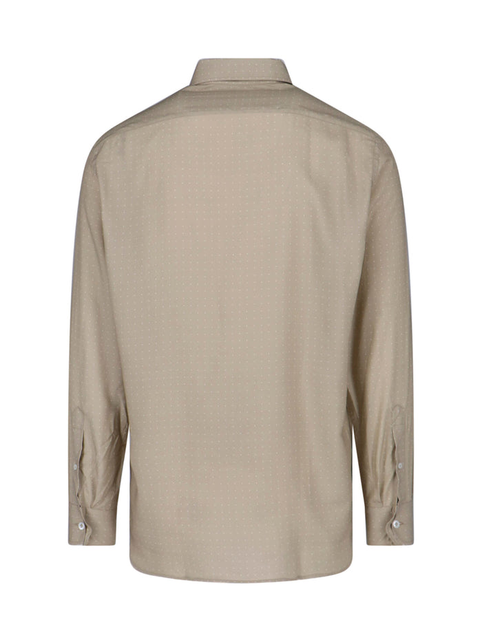 Lardini Shirts Beige Lyocel