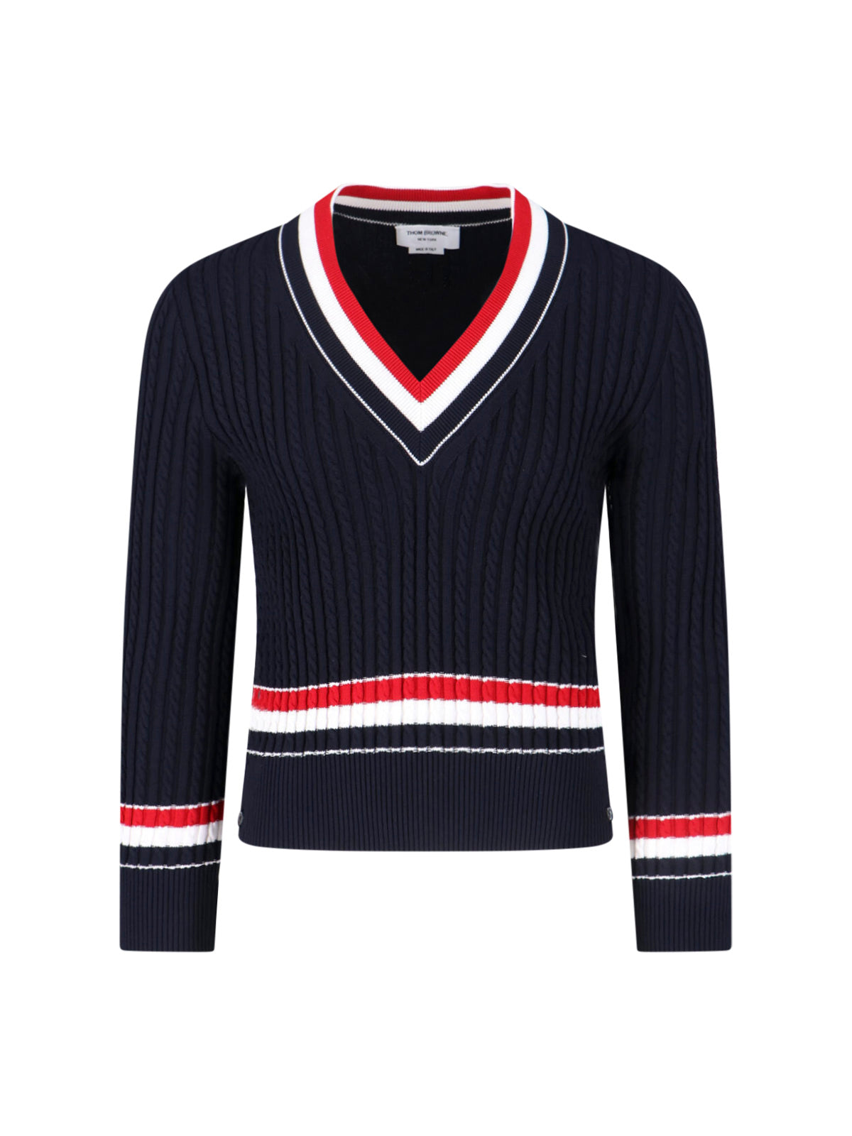 Thom Browne Sweaters Blue Cotton