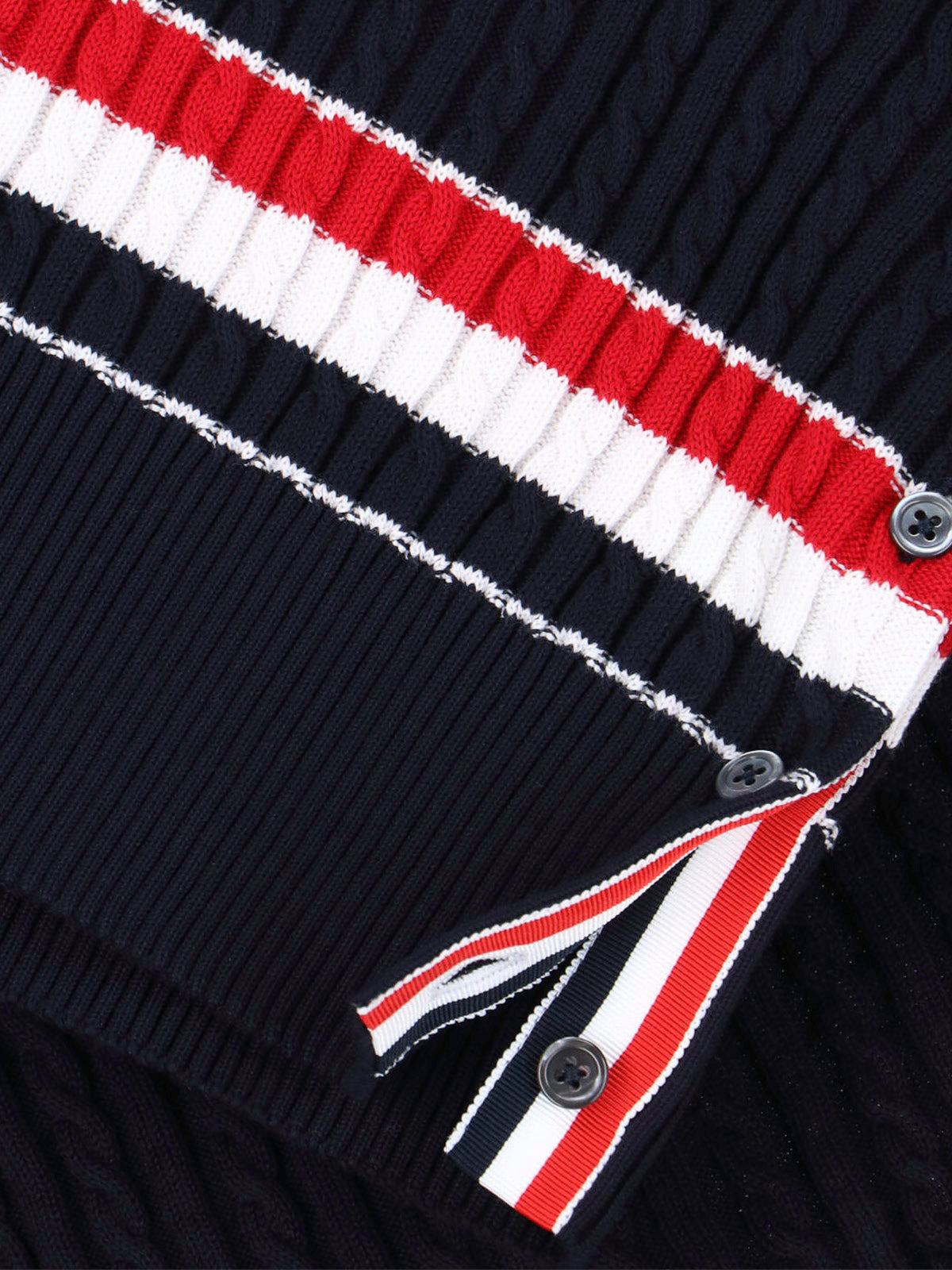 Thom Browne Sweaters Blue Cotton
