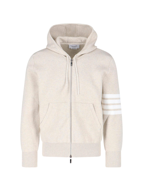 Thom Browne 100% Cotton hoodie in beige