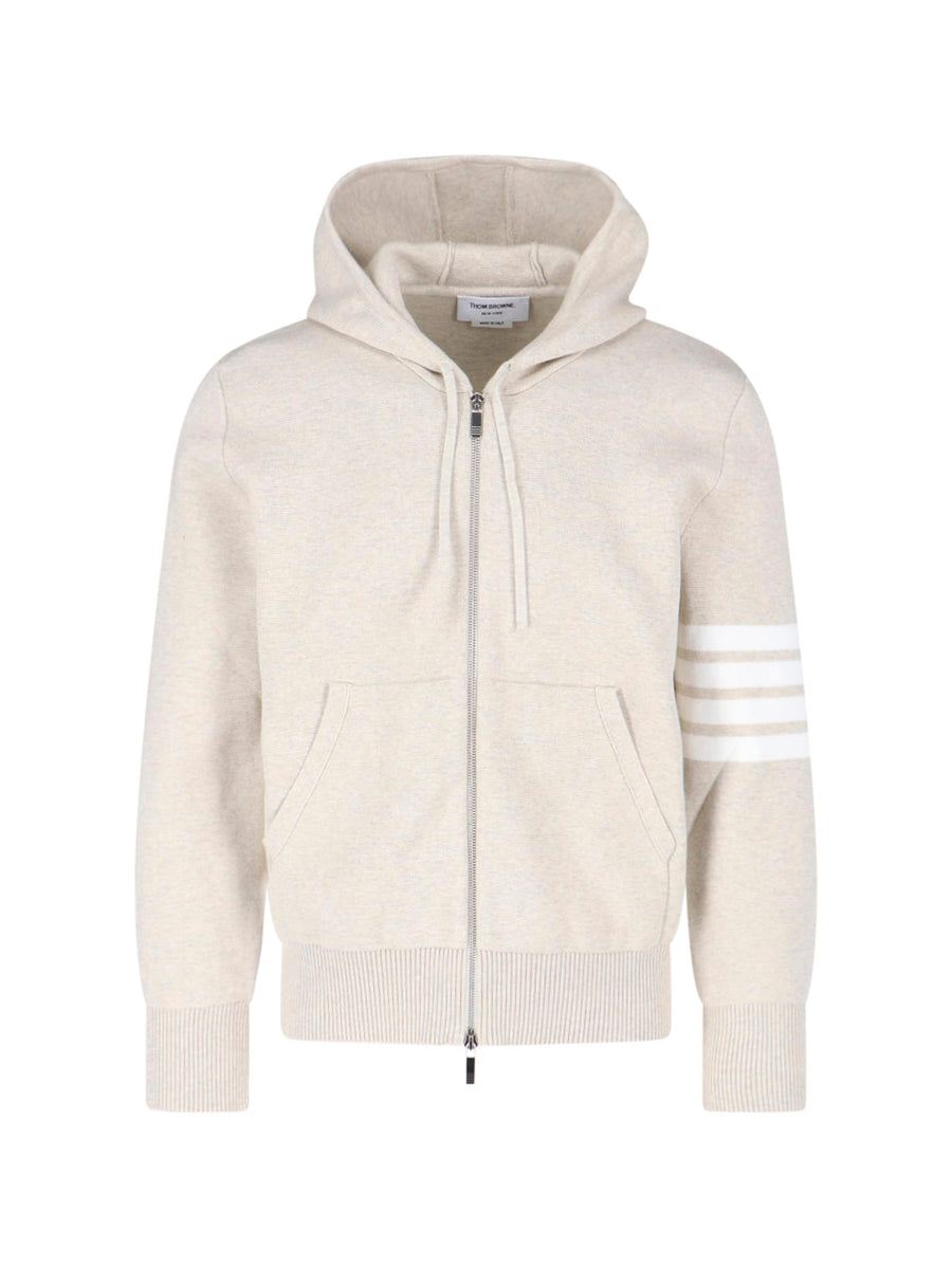 Thom Browne 100% Cotton hoodie in beige