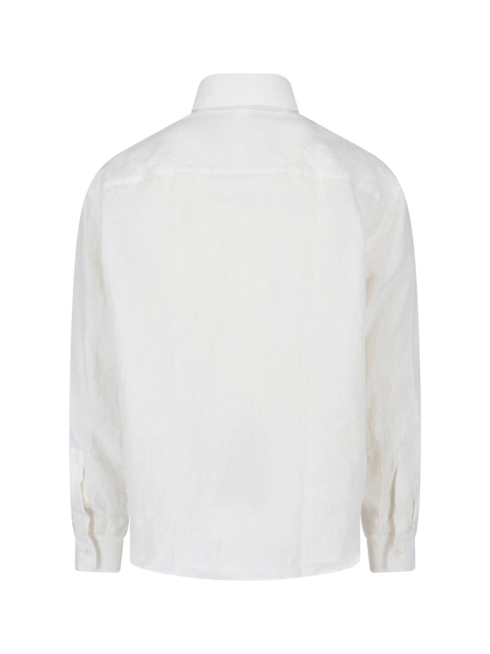 Lardini Shirts White Linen