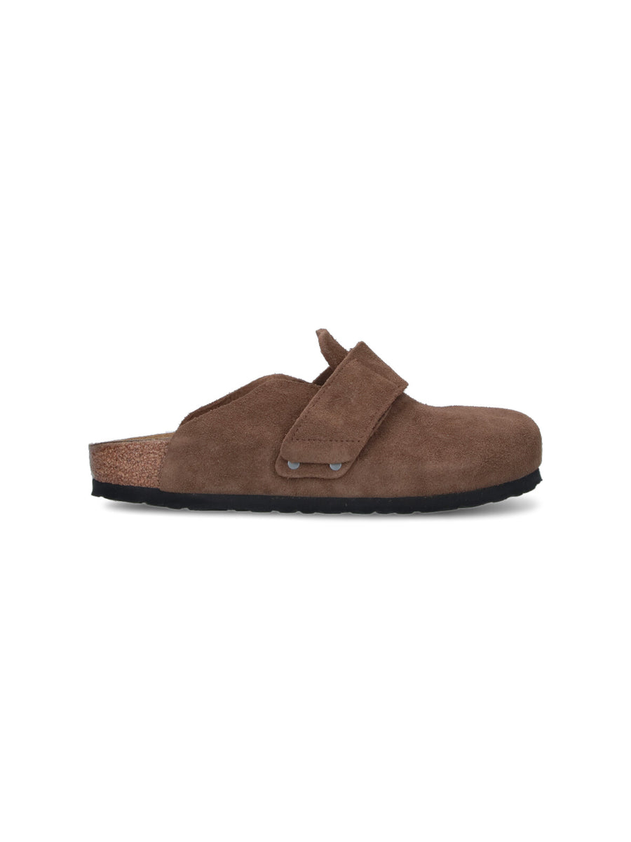 Birkenstock 100% leather clog in brown